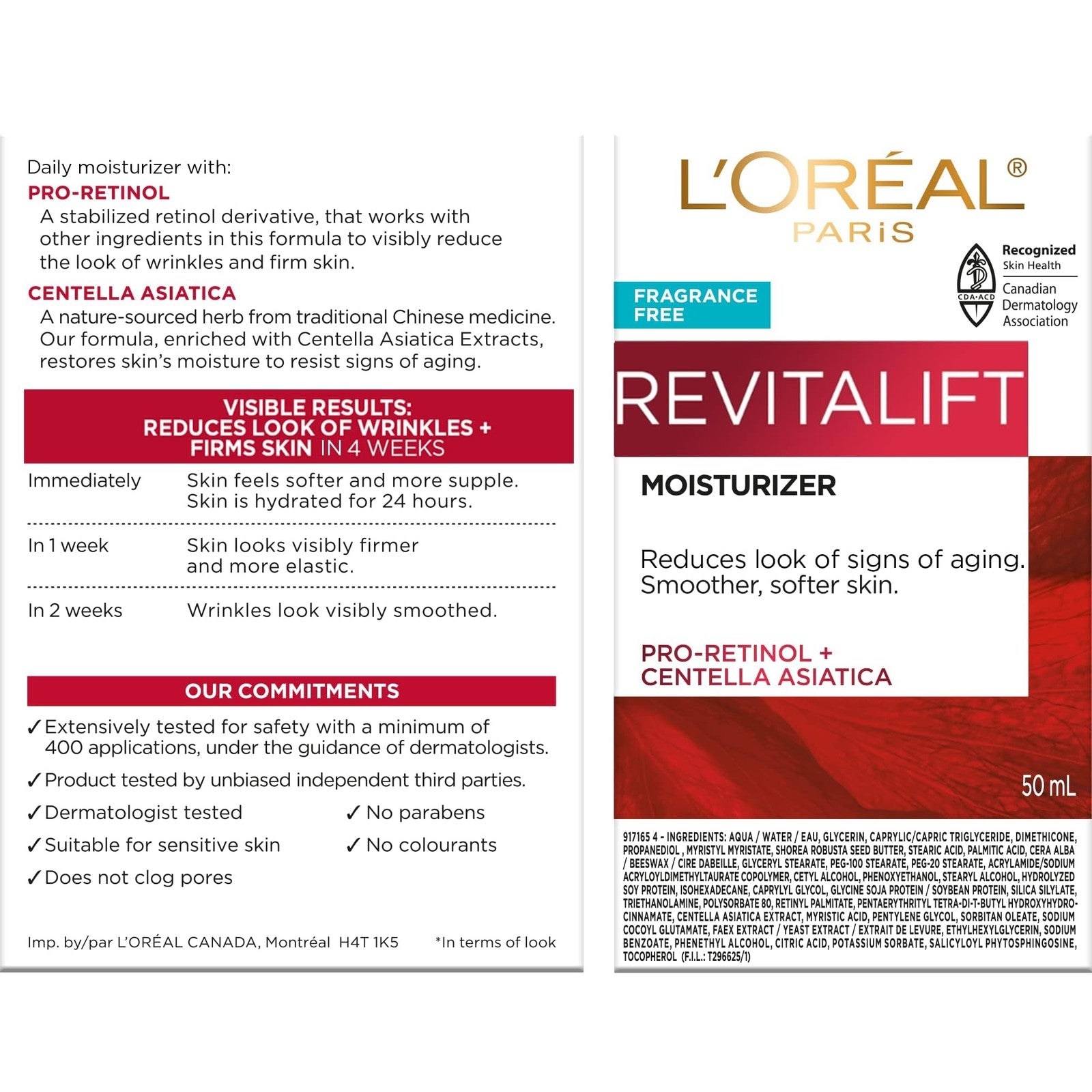 Revitalift anti Aging Face and Neck Cream, Smoothing and Firming Moisturizer ...